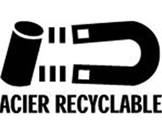 logo acier recyclable